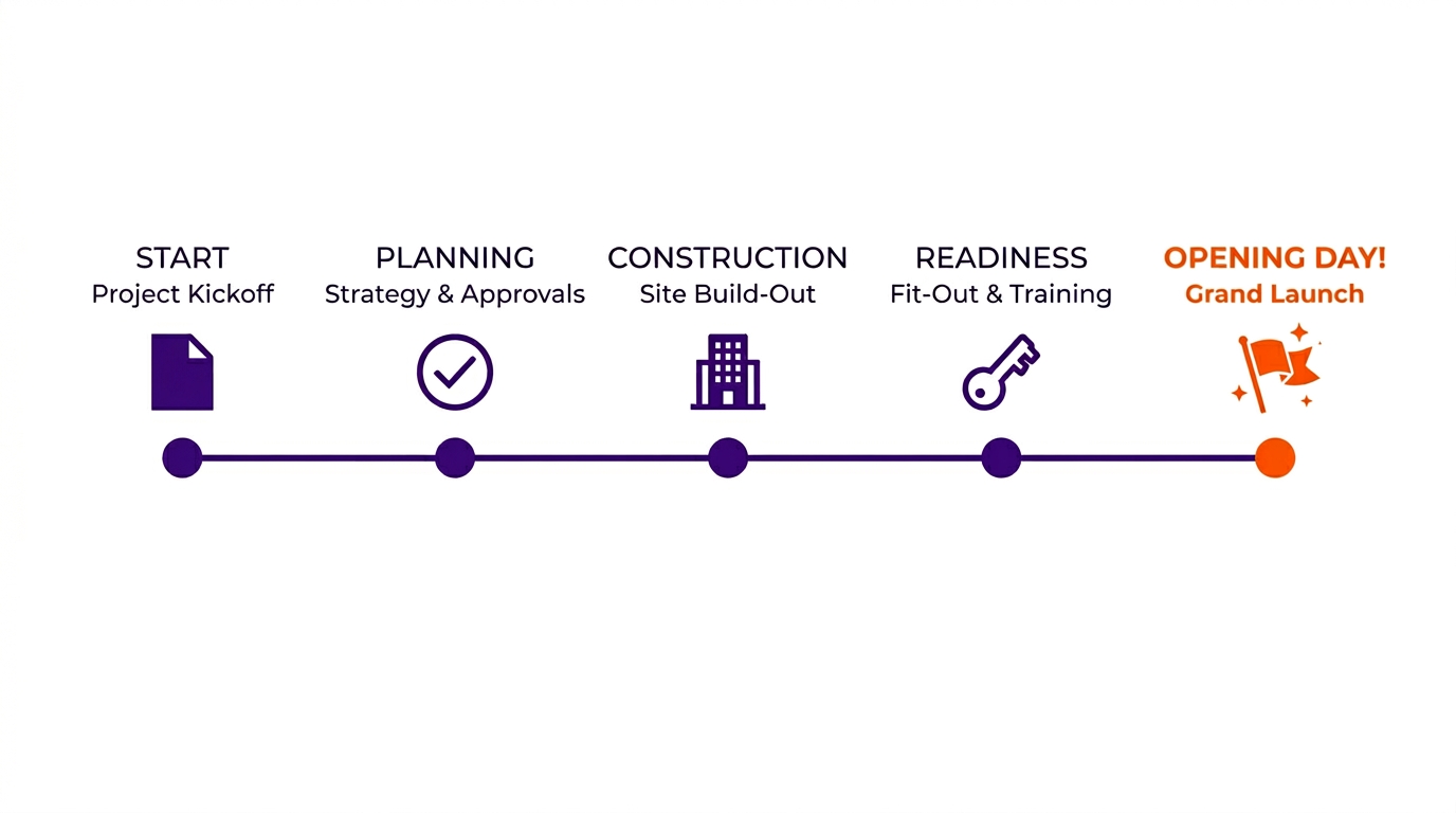 Timeline illustration